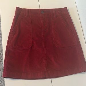 Red mini Skirt